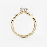 Pear Solitaire Lab Grown Diamond Engagement Ring