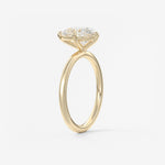 Pear Solitaire Lab Grown Diamond Engagement Ring