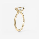 Princess East West Lab Grown Diamond Engagement Ring