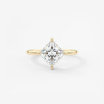 Princess East West Lab Grown Diamond Engagement Ring