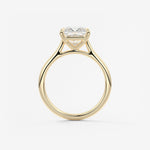 Princess Cathedral Lab Grown Diamond Engagement Ring