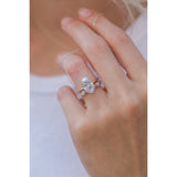 4.0 CT Oval Solitaire Moissanite Engagement Ring 3