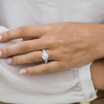 3.0 CT Round Solitaire Moissanite  Engagement Ring 2