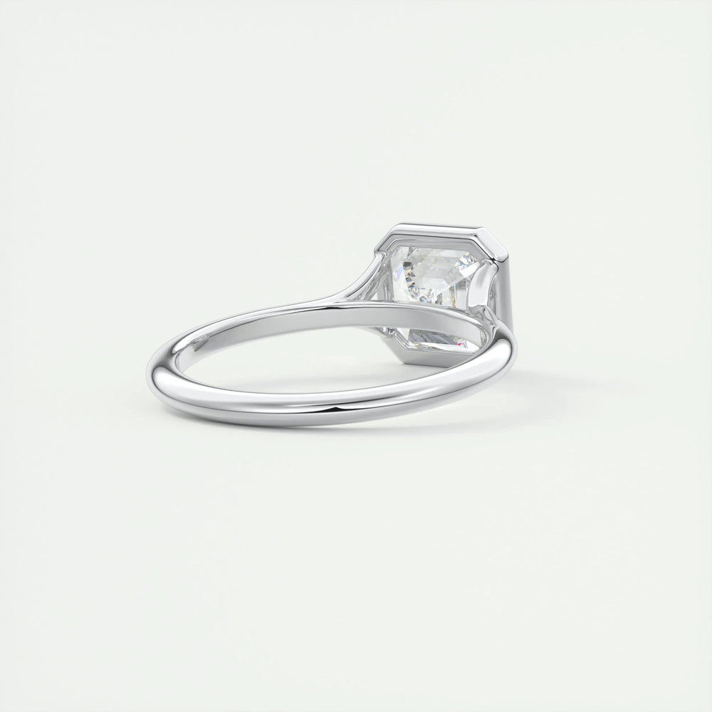 
                  
                    2.03 CT Asscher Cut Bezel Solitaire Moissanite Engagement Ring 3
                  
                