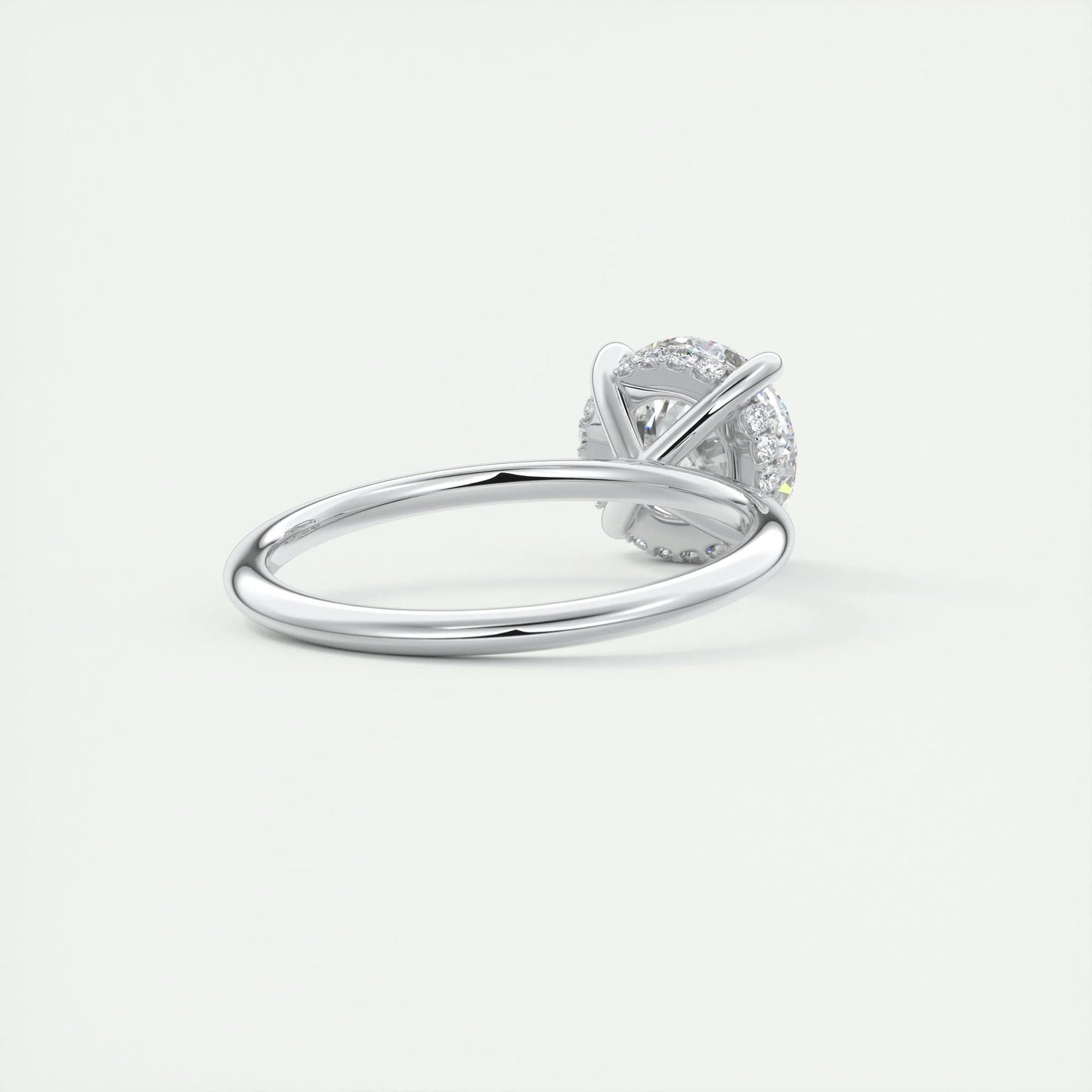 
                  
                    2.0 CT Round Solitaire Hidden Halo Moissanite Engagement Ring 3
                  
                
