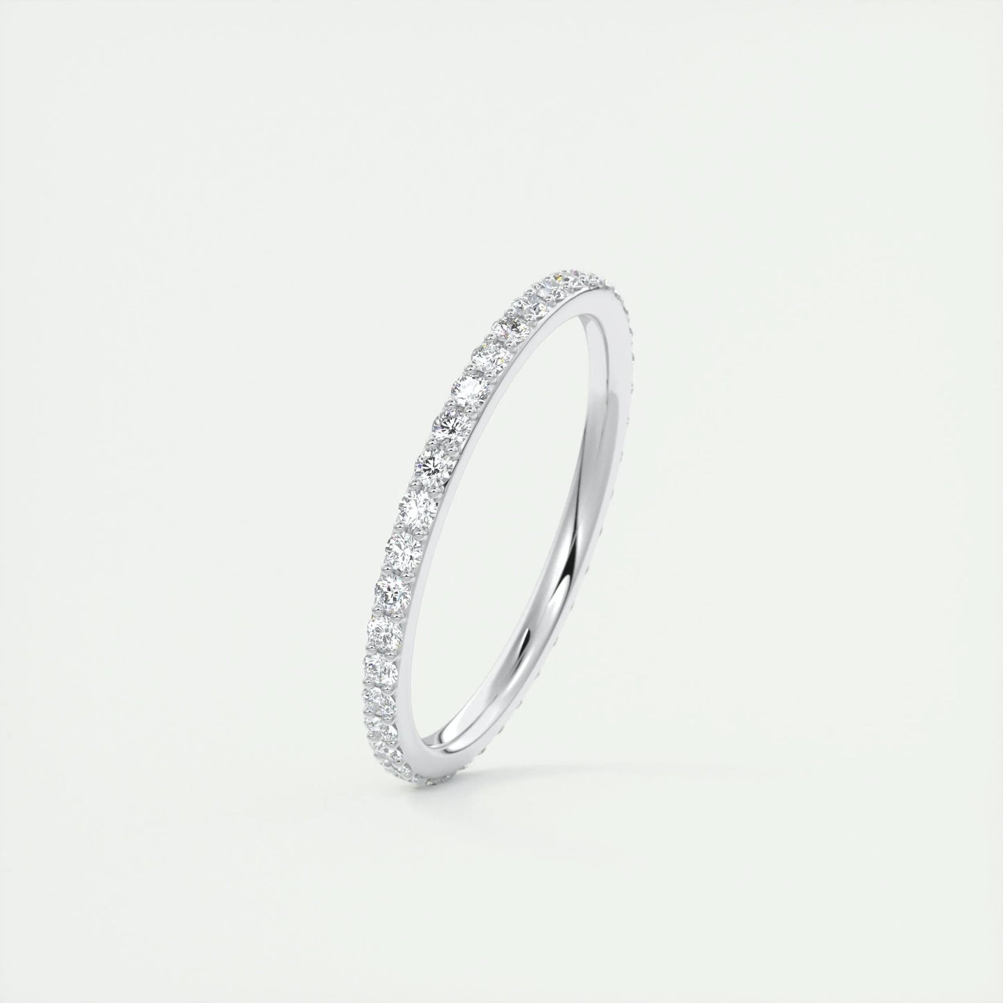 
                  
                    0.37 Round Cut Full Eternity Moissanite Bridal Wedding Band 3
                  
                