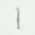 1.98 CT Marquise Half Bezel Solitaire Moissanite Engagement Ring 6