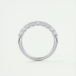 1.80 Emerald Cut Half Eternity Moissanite Bridal Wedding Band 3