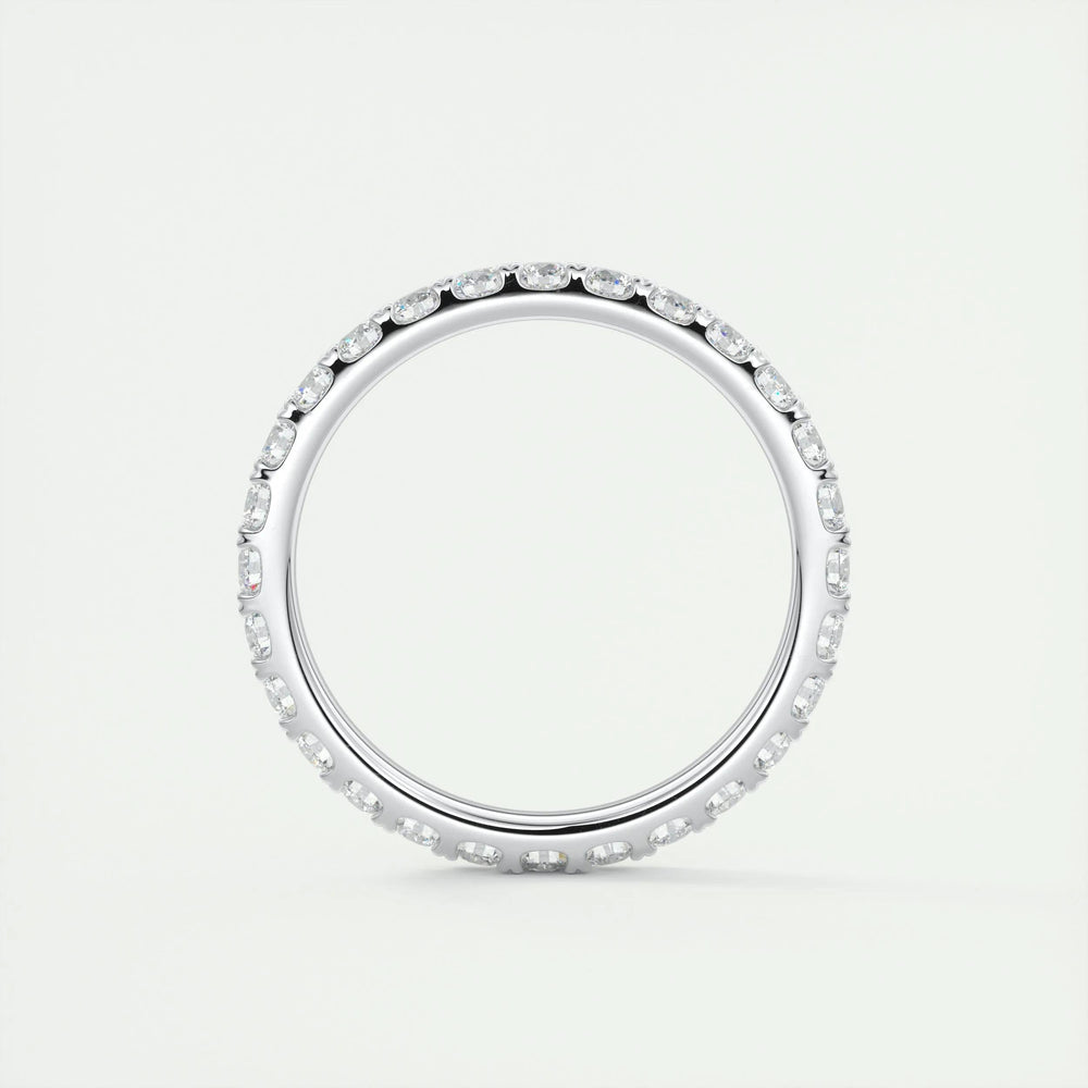 
                  
                    0.84 Round Cut Shared Prong Moissanite Bridal Wedding Band 5
                  
                