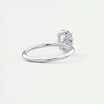 1.91 CT Oval Cut Solitaire Moissanite Engagement Ring 4