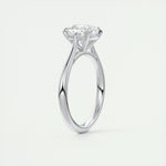 2.15 CT Cushion Cut Solitaire Moissanite Engagement Ring 6