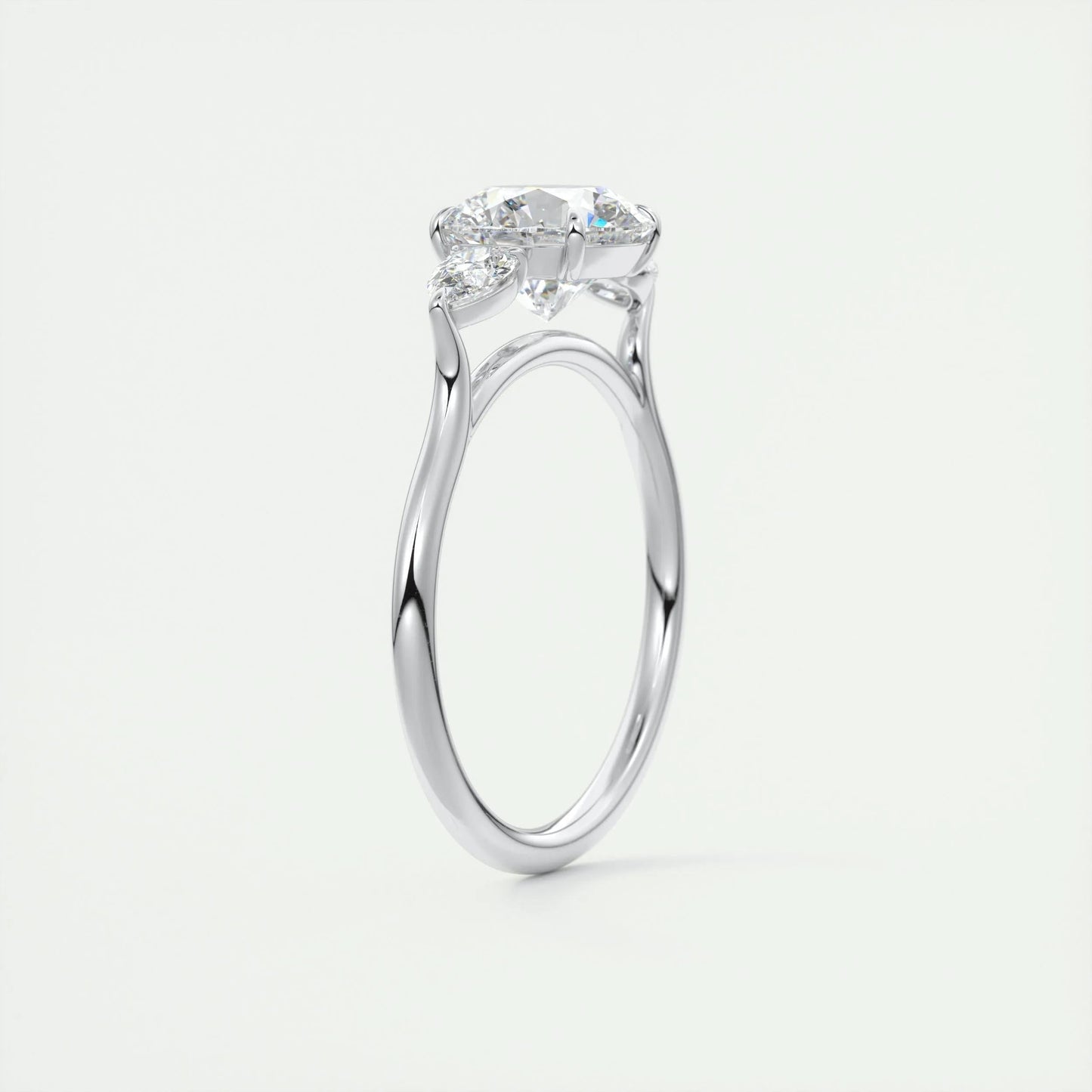 
                  
                    2.0 CT Round Cut Three Stone Moissanite Engagement Ring 7
                  
                