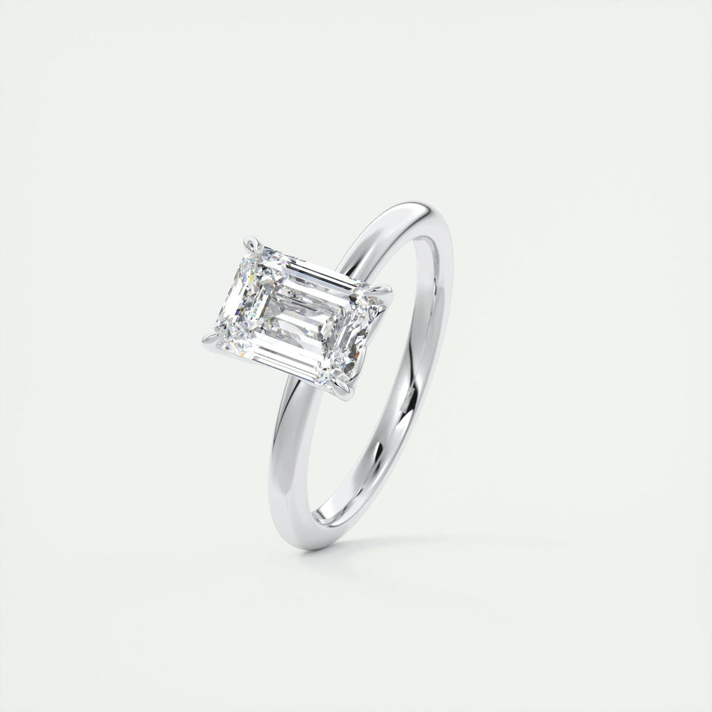 
                  
                    1.91 CT Emerald Cut Solitaire Moissanite Engagement Ring 5
                  
                