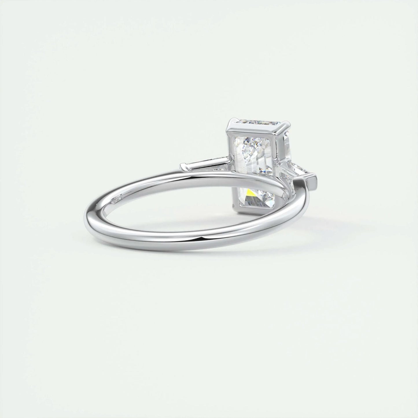 
                  
                    1.91 CT Emerald Cut Three Stone Moissanite Engagement Ring
                  
                