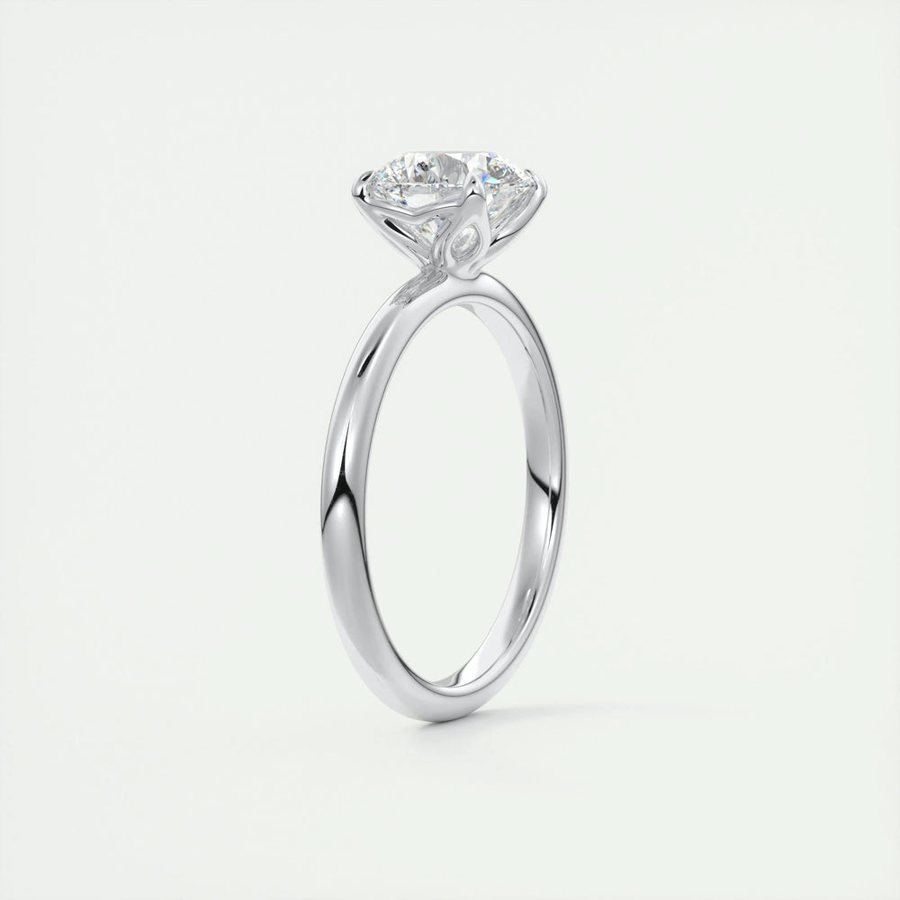 
                  
                    1.35 CT Round Cut Solitaire Moissanite Engagement Ring 6
                  
                