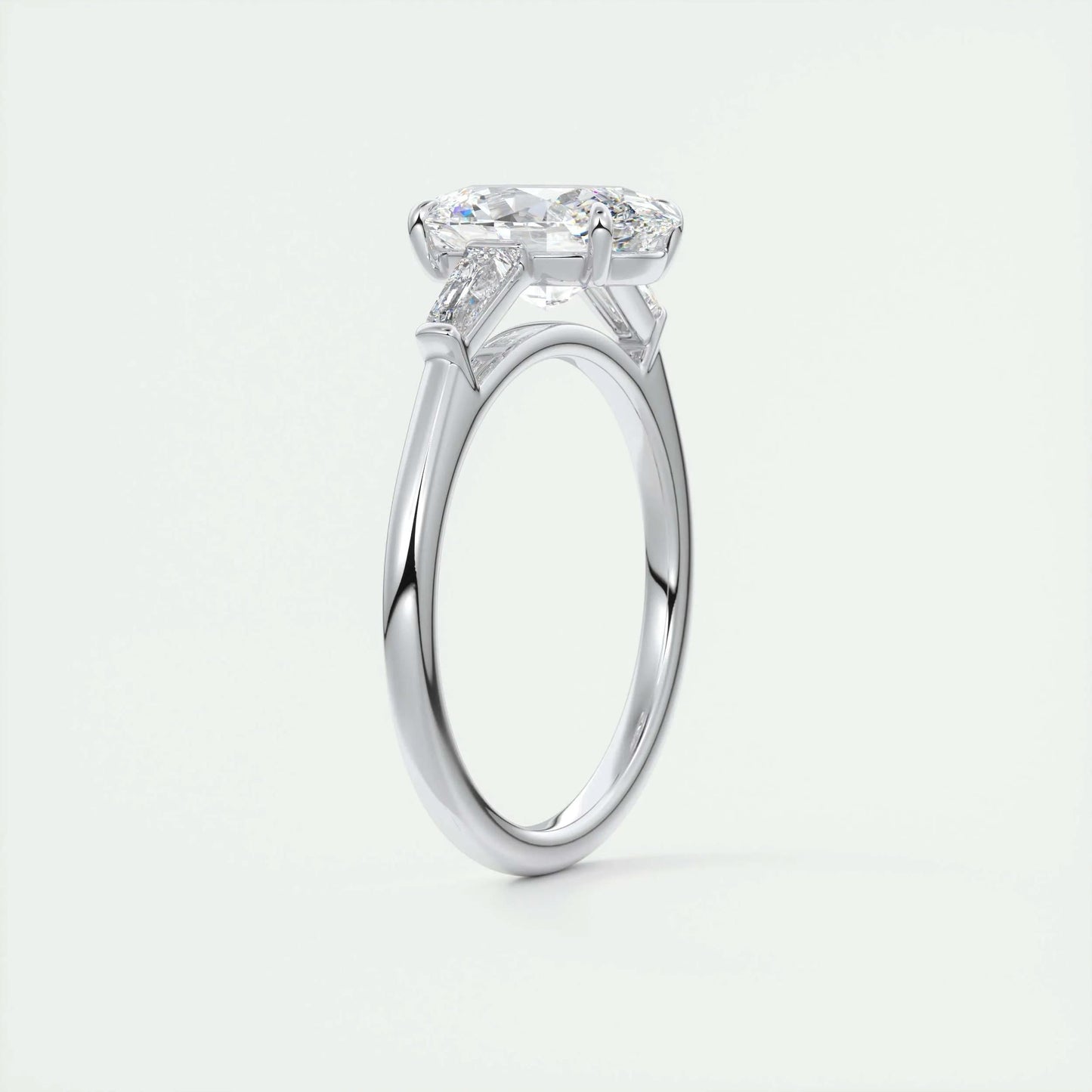 
                  
                    1.91 CT Oval Cut Three Stone Moissanite Engagement Ring 6
                  
                