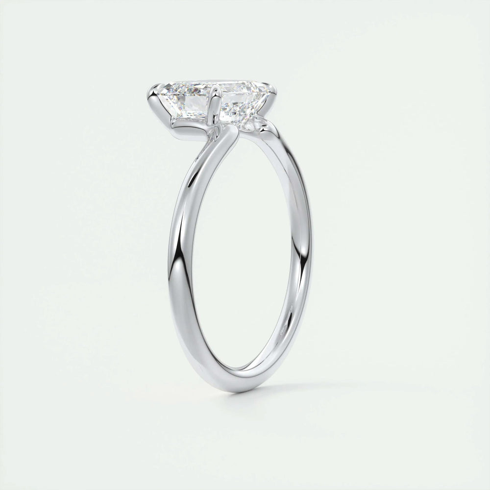 
                  
                    1.91 CT Emerald Cut Solitaire Moissanite Engagement Ring 6
                  
                