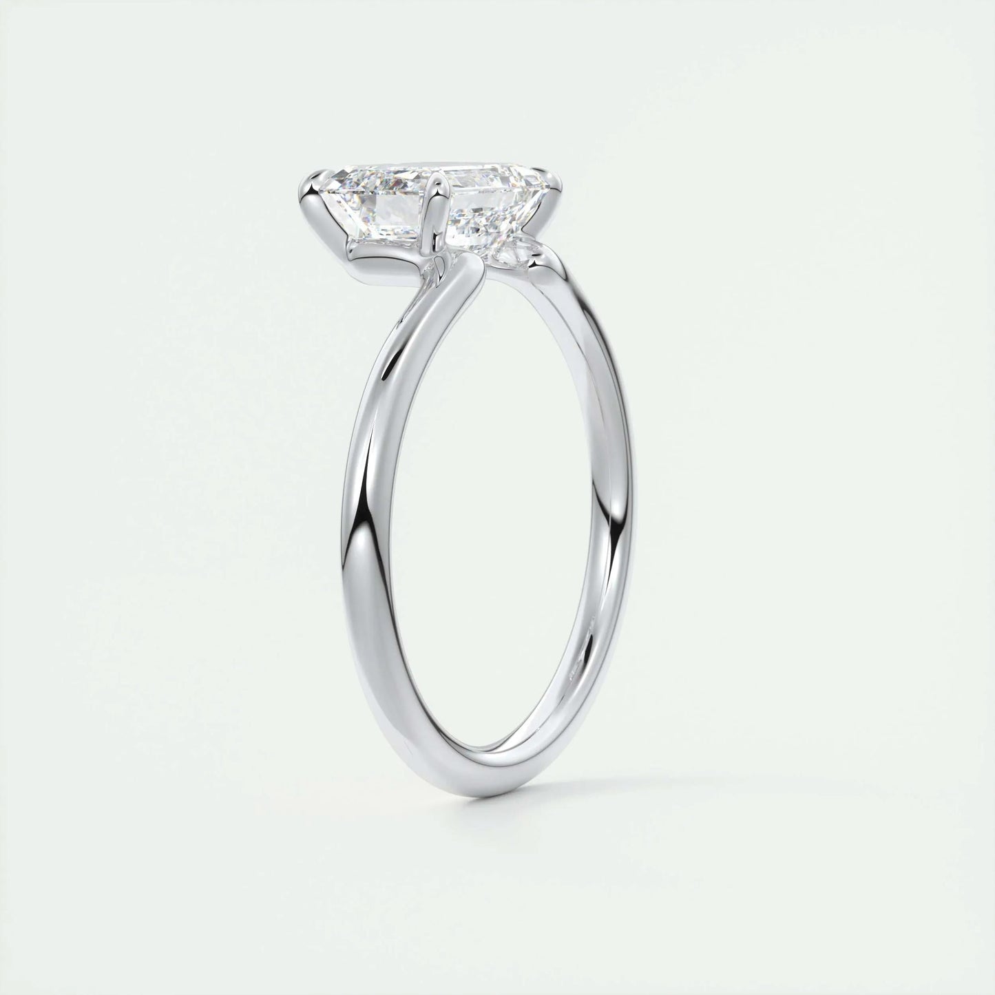 
                  
                    1.91 CT Emerald Cut Solitaire Moissanite Engagement Ring
                  
                