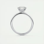 1.93 CT Pear Cut Solitaire Moissanite Engagement Ring 7