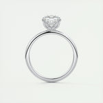 1.49 CT Cushion Cut Solitaire Moissanite Engagement Ring 7