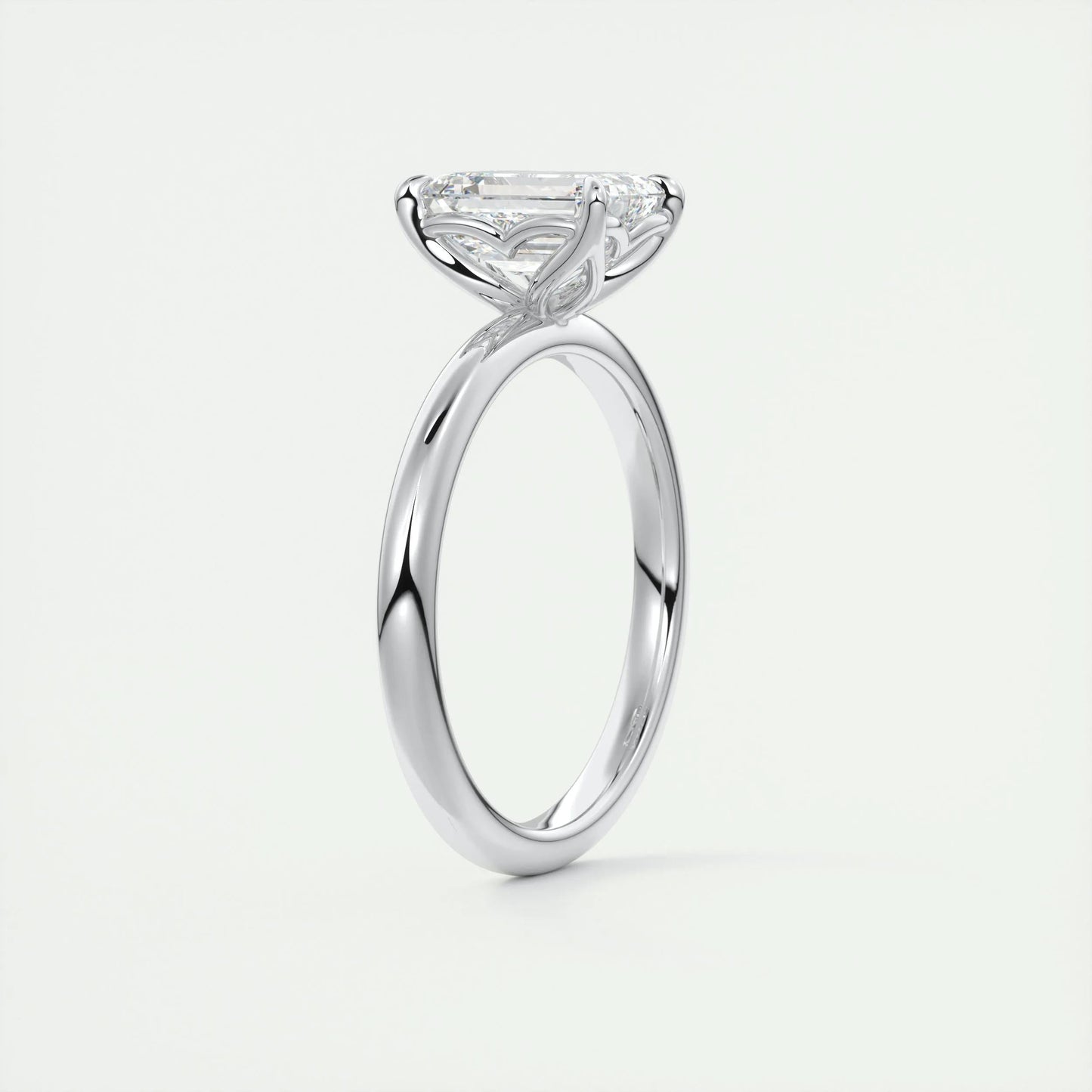 
                  
                    1.91 CT Emerald Cut Solitaire Moissanite Engagement Ring 6
                  
                