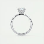 2.03 CT Asscher Cut Solitaire Moissanite Engagement Ring 7