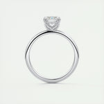 1.91 CT Emerald Cut Solitaire Moissanite Engagement Ring 7