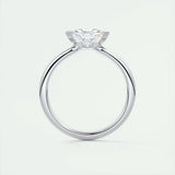 1.44 CT Trillion Cut Solitaire Moissanite Engagement Ring 7