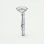 2.03 CT Asscher Cut Solitaire Moissanite Engagement Ring 5