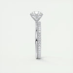 1.91 CT Oval Cut Solitaire Moissanite Engagement Ring 6