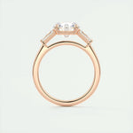 2.0 CT Round Cut Three Stone Moissanite Engagement Ring 15