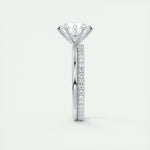 2.0 CT Round Cut Solitaire Moissanite Engagement Ring 7