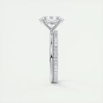 1.91 CT Oval Cut Solitaire Moissanite Engagement Ring 6
