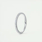 0.36 Round Cut Full Eternity Moissanite Bridal Wedding Band 3