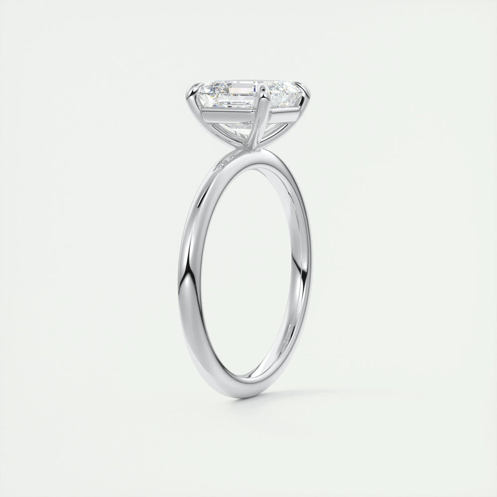 
                  
                    2.03 CT Asscher Cut Solitaire Moissanite Engagement Ring 7
                  
                