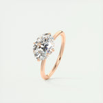 1.91 CT Oval Hidden Halo Moissanite Engagement Ring 17