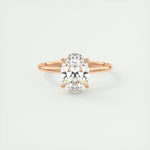 1.91 CT Oval Cut Solitaire Moissanite Engagement Ring 16