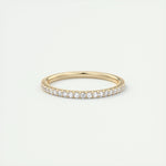 0.36 Round Cut Full Eternity Moissanite Bridal Wedding Band 5
