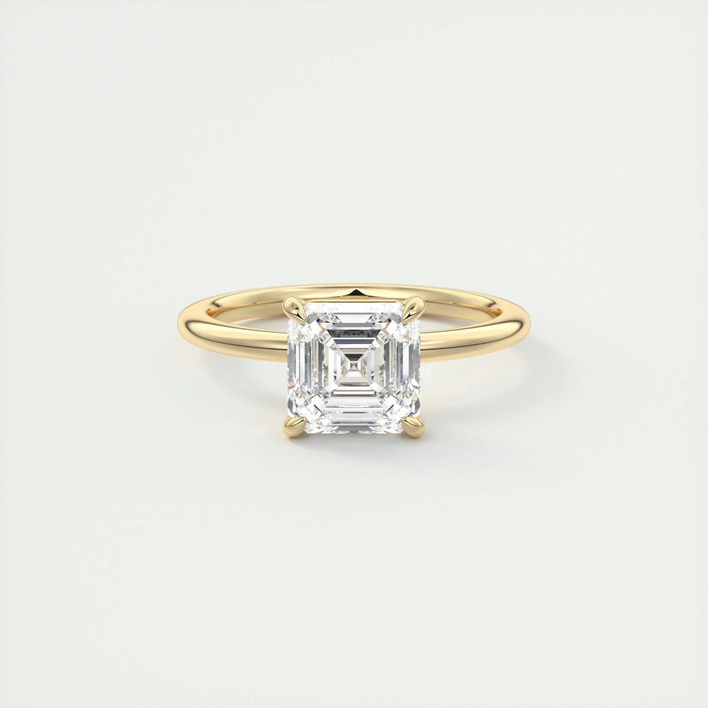 
                  
                    2.03 CT Asscher Cut Solitaire Moissanite Engagement Ring 22
                  
                