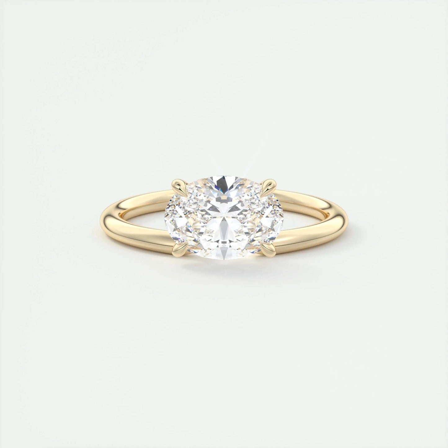 
                  
                    1.91 CT Oval Cut Solitaire Moissanite Engagement Ring
                  
                