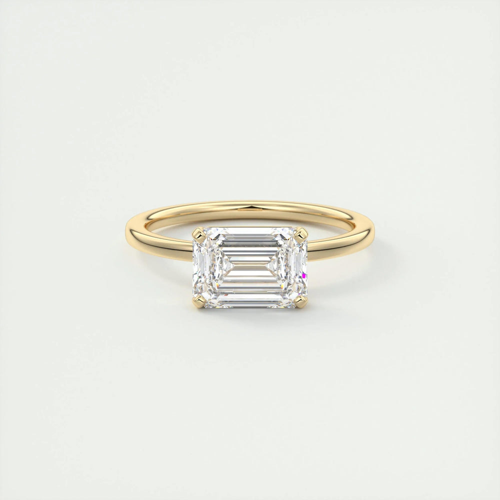 
                  
                    1.91 CT Emerald Cut Solitaire Moissanite Engagement Ring 9
                  
                