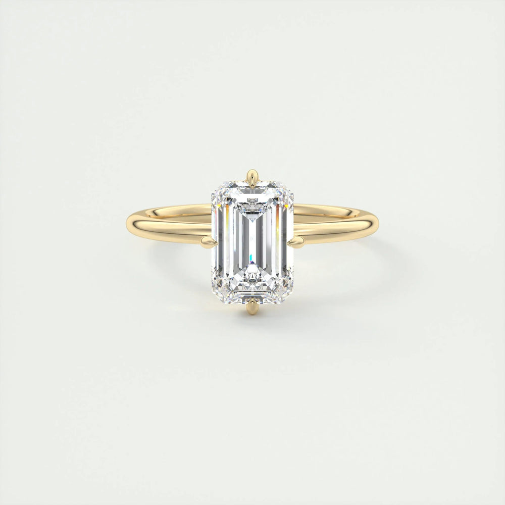 
                  
                    1.91 CT Emerald Cut Solitaire Moissanite Engagement Ring 8
                  
                