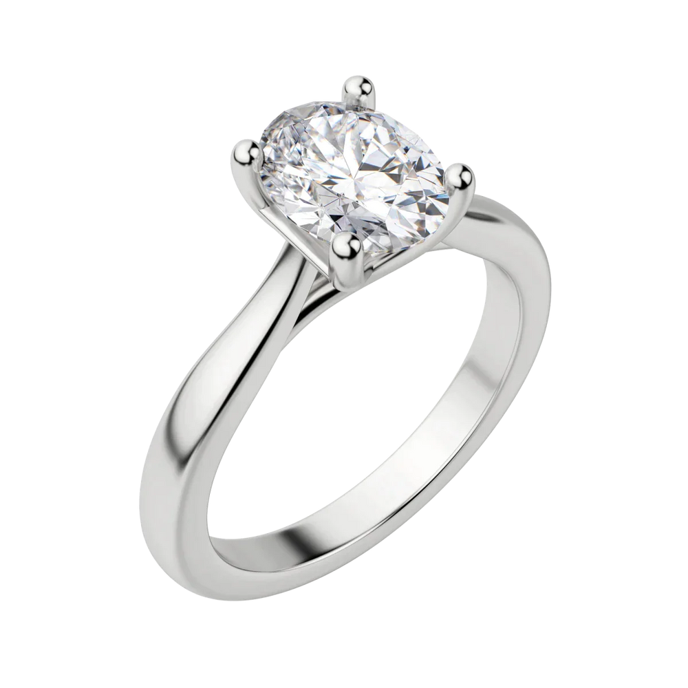 
                  
                    1.33 CT Oval Cut Solitaire Moissanite Engagement Ring 4
                  
                