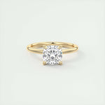 2.15 CT Cushion Cut Solitaire Moissanite Engagement Ring 8