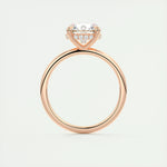 2.0 CT Round Hidden Halo Moissanite Engagement Ring 21