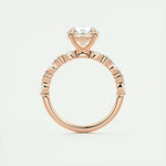 2.0 CT Round Pave Moissanite Engagement Ring 21
