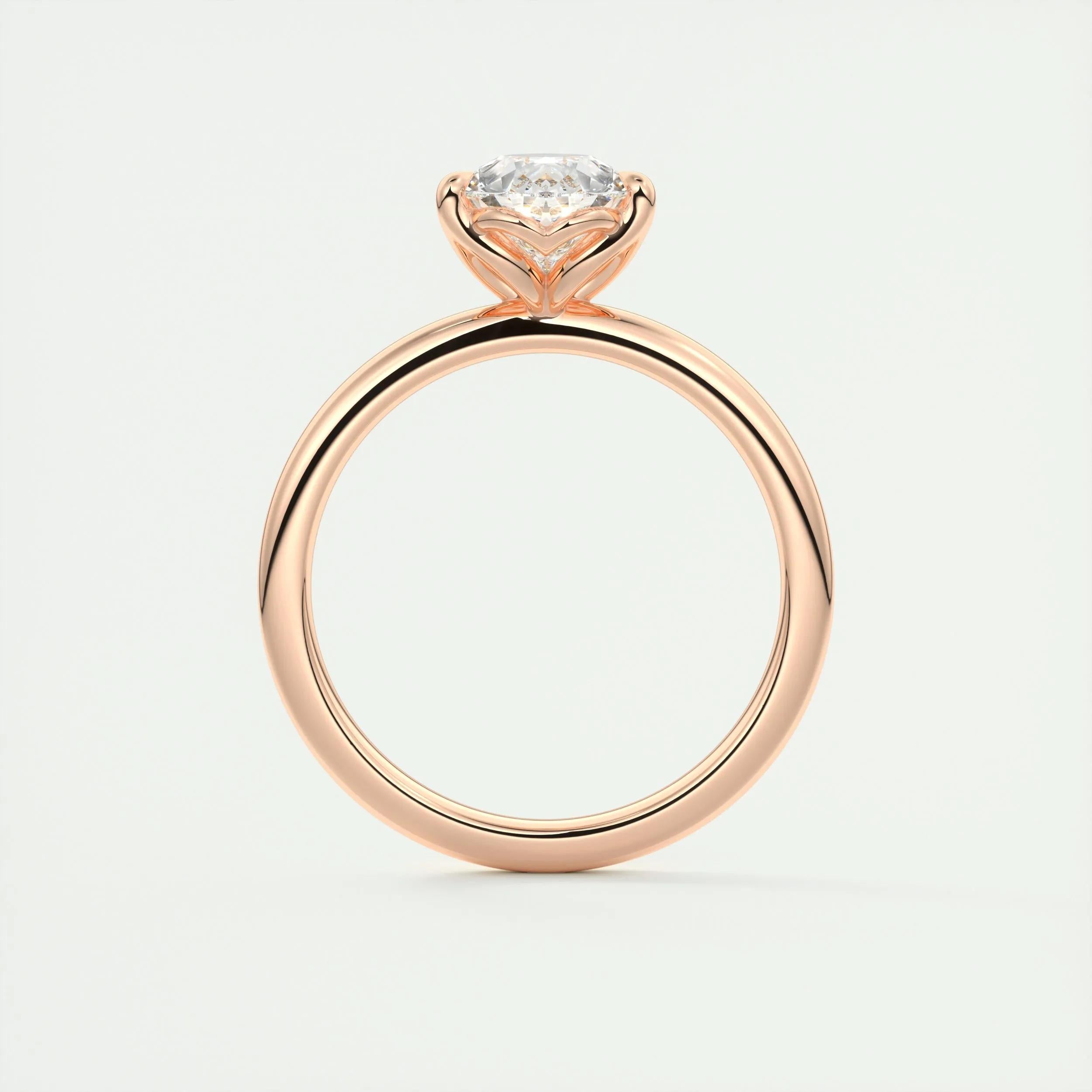 1.93 CT Pear Cut Solitaire Moissanite Engagement Ring 21