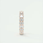 3.15 TCW Oval Cut Shared Prong Moissanite Bridal Wedding Band 13
