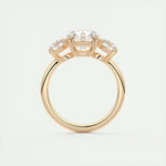 2.0 CT Round Cut Three Stone Moissanite Engagement Ring 21