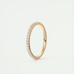 0.36 Round Cut Full Eternity Moissanite Bridal Wedding Band 11